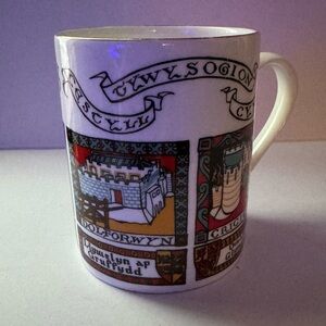 Welsh Fine Bone China Cup Tseina Man Commemorative Wedi Ei Wneuld Ar Gyfer